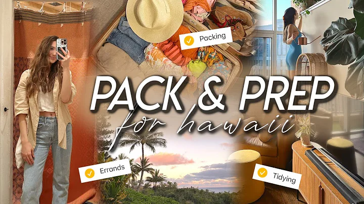 PACK & PREP WITH ME FOR HAWAII | travel errands, t...