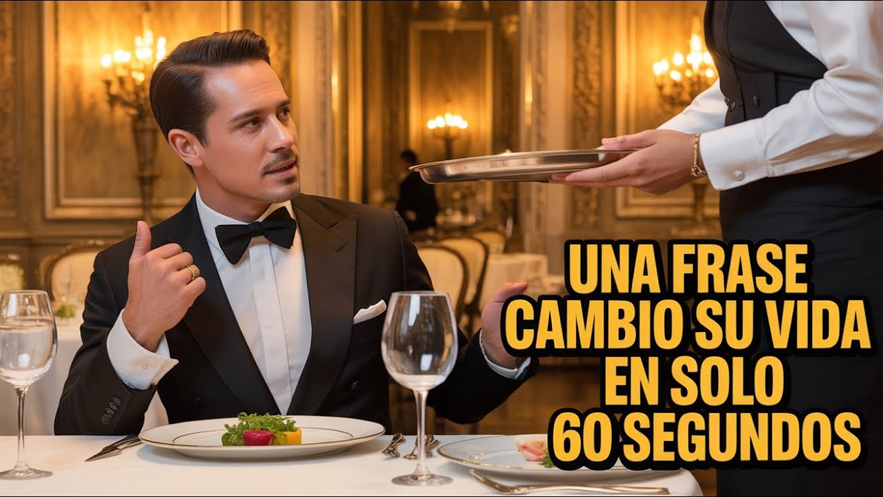 ¡Increíble! La impactante frase de una camarera que detuvo a un multimillonario en 60 segundos