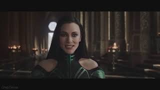 Thor vs Hela -Throne Room Fight Scene - Thor Lost His Eye HD