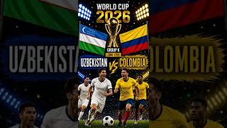 AI Predicts Uzbekistan vs Colombia — World Cup 2026 🤖 #Shorts