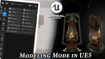Unreal Engine 5 Beginner Modeling Tutorial - Learn to Model Inside Unreal! Part-2 | TimeLapse