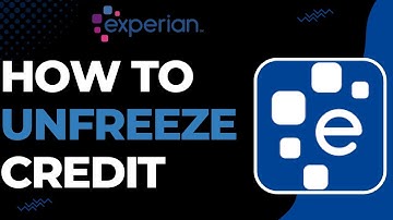 How to Unfreeze Experian Credit !