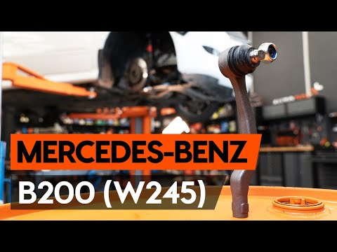 Как заменить наконечники поперечной рулевой тяги на MERCEDES-BENZ B200 (W245) [ВИДЕОУРОК AUTODOC]