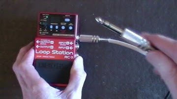 Boss RC-3 Loop Station - how to step memories with ordinary foot pedal