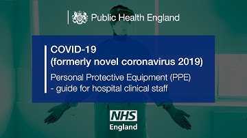 COVID-19: Donning of Personal Protective Equipment (PPE)