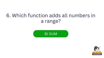 4 minute - Basic Microsoft Excel Quiz #excel #quiz #interviewquestions #microsoft