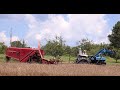 Wheat Harvesting With A International Harvester 82 Combine