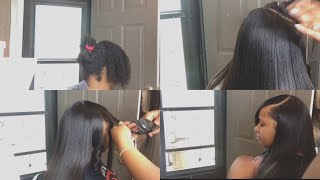 HOW TO: SILKY &amp; BONE STRAIGHT SILK PRESS ON NATURAL HAIR | SILK PRESS FOR ALL HAIR TYPES