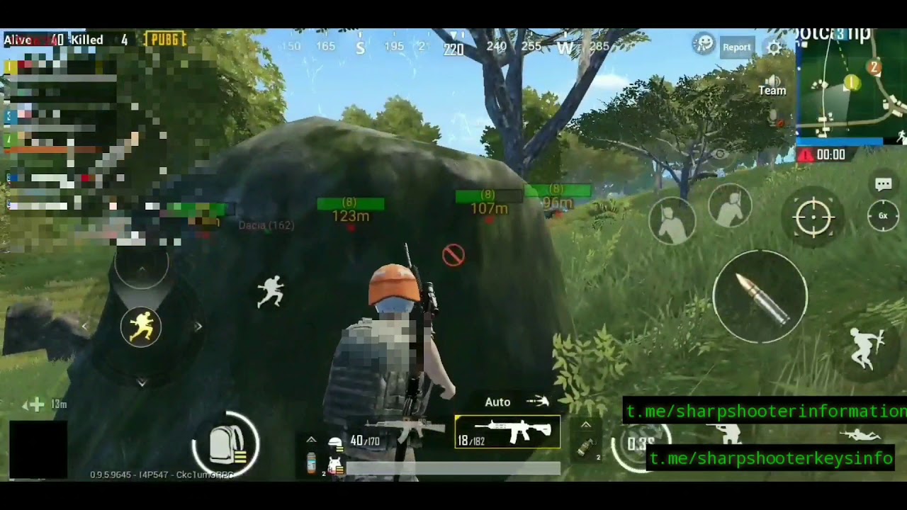 PUBG mobile 0.9.1 hacked (sharpshooter) also in all versions ... - 