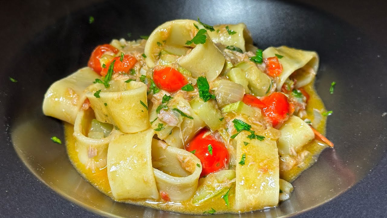 La ricetta di pasta preferita dei miei figli! Unisci Zucchine, Tonno e ...