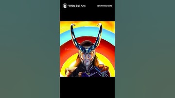 Loki Realistic Procreate Drawing | #Whitebullarts #procreate #digitalartwork  #drawing #loki #marvel