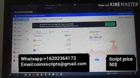 New Script for hack blockchain umconfirmed transactions.100% original! Shocking