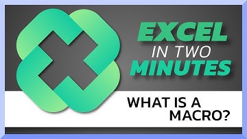 Excel VBA/Macros | What is a Macro? VBA?