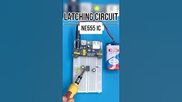 Simple Electronics Latching Circuit NE55IC #ytshorts #shorts #basicelectronics #latching #ne555 #diy