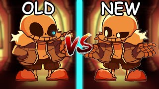 FNF': Indie Cross (Vs Sans) - Sansational (Old VS New) (indie cross comparison part 2)