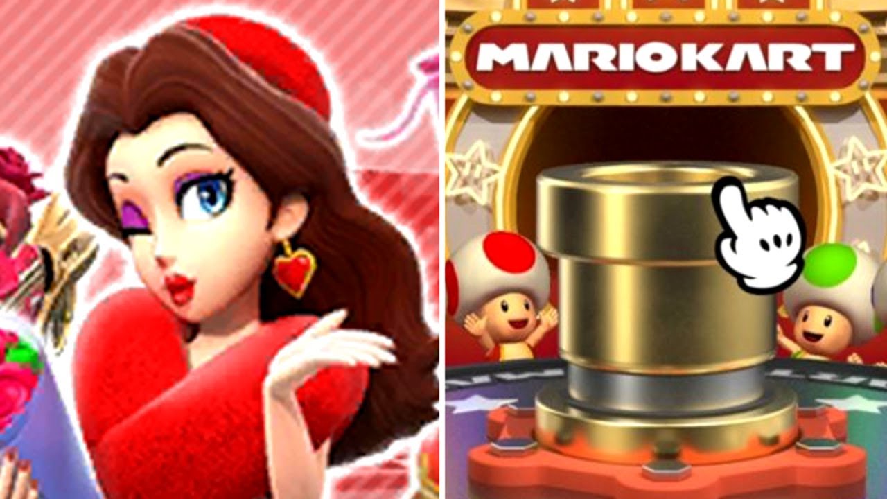 Mario Kart Tour - How many Pulls for Pauline (Rose)? (Valentine's Pipe)