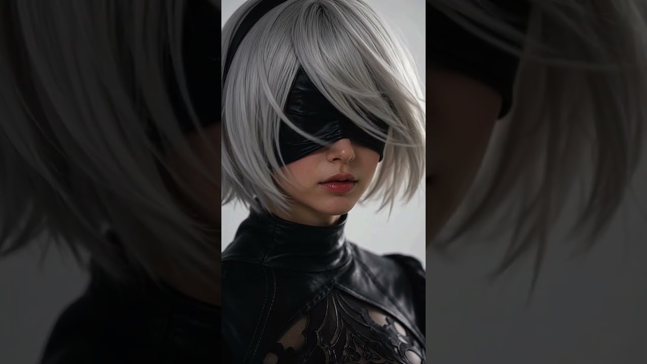 Thumbnail for 2B real life concept. #nierautomata #aivideo #ai #fanart