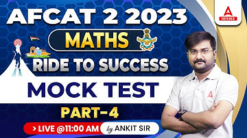 AFCAT 2 2023 Maths Classes | Maths Mock Test - 4 | Maths By Ankit Solanki Sir