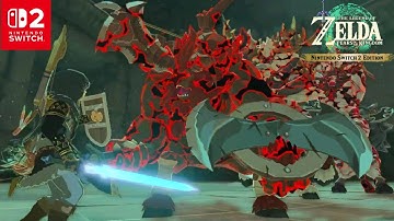 Defeating 3 Lynels at once  (4K 60fps) | TotK Switch 2 - The Legend of Zelda