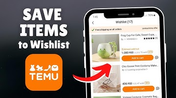 How to Save Items on Temu App | Add to Wishlist