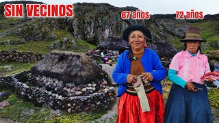 72 años VIVIENDO SÓLA en un REMOTO RINCÓN de los andes del Perú