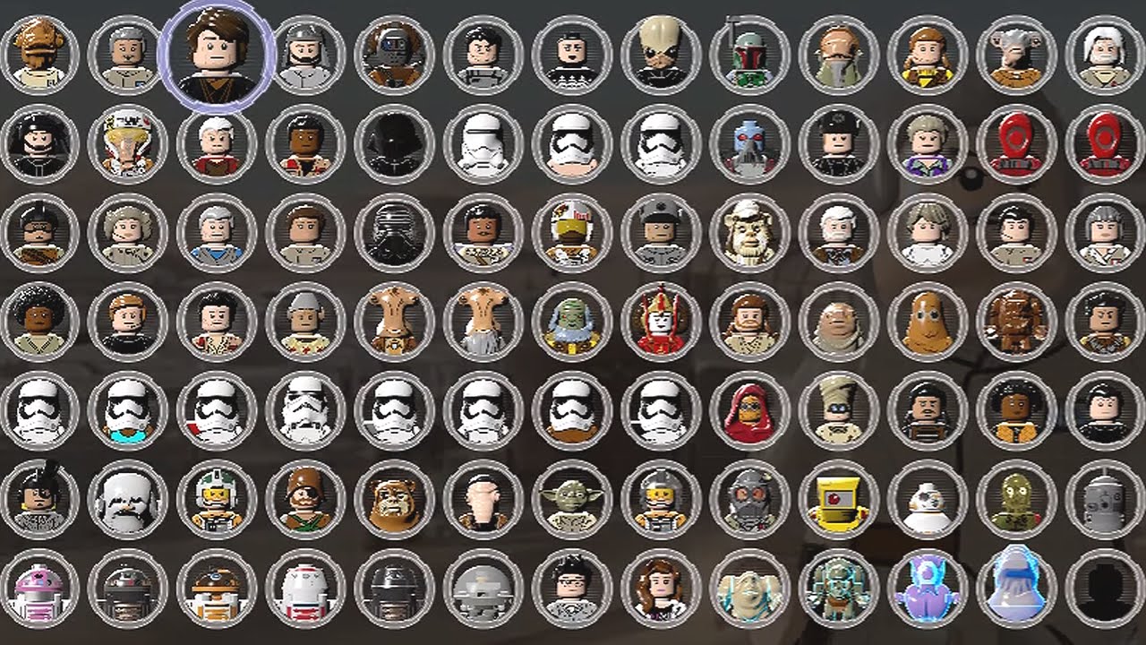 lego star wars the force awakens characters list