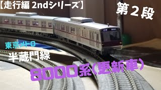 Nゲージ 【走行編2ndシリーズ】第２段   東京メトロ 半蔵門線 8000系(更新車)