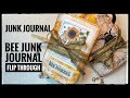 Junk journal  bee junk journal  feuilleter