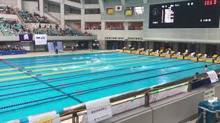 関西学生選手権水泳競技大会2018 800FR タイム決勝 7コース 竹林理子 山本紗希 林みのり 丑本加子