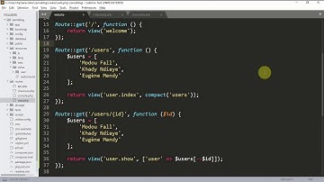 Formation Laravel - Séquence 5 - Les contrôleurs