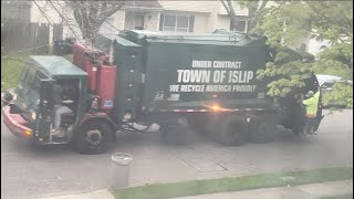 Garbage Truck 23 Passing By My House Picking Up Recycle!