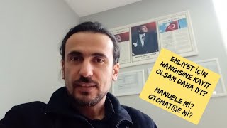 Otomati̇k Vi̇tes Mi̇, Manuel Vi̇tes Ehli̇yet Mi̇? Hangi̇ Ehli̇yete Kayit Olmaliyim? İyet Alma Süreci̇