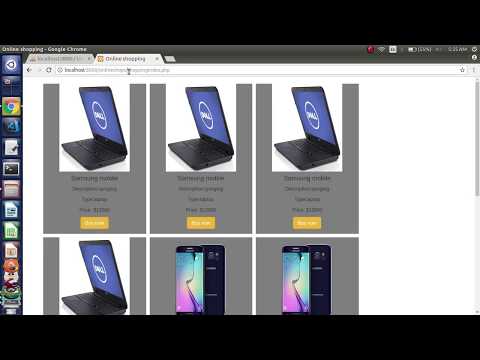 10 mins simple php project(online shopping)