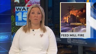 Bluffton feed mill bursts into flames