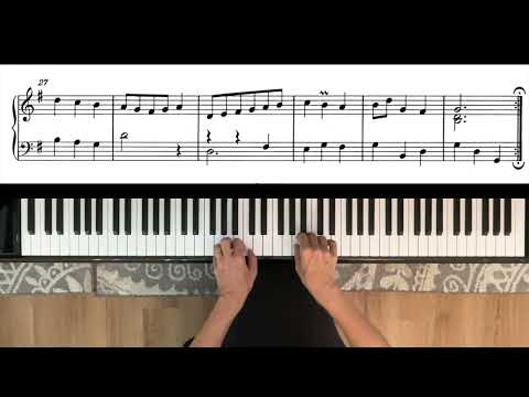 Demonstration Minuet In G Major BWV Anh 114 Petzold From Bach S Anna Magdalena Notebook
