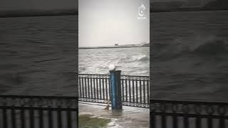 Cyclone Biparjoy, Water level started rising on the Karachi seaview - #Shorts