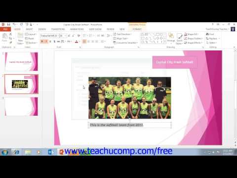 PowerPoint 2013 Tutorial Font Formatting Microsoft Training Lesson 4.3