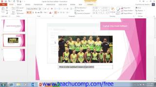 PowerPoint 2013 Tutorial Font Formatting Microsoft Training Lesson 4.3