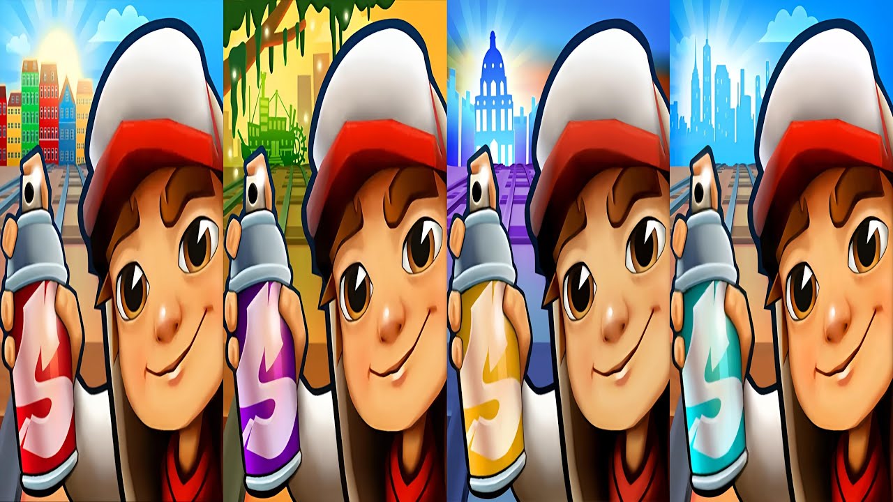 Subway Surfers : Copenhagen 2025 🆚 New Orleans 2024 🆚 Oxford 2023 🆚 Changan 2021