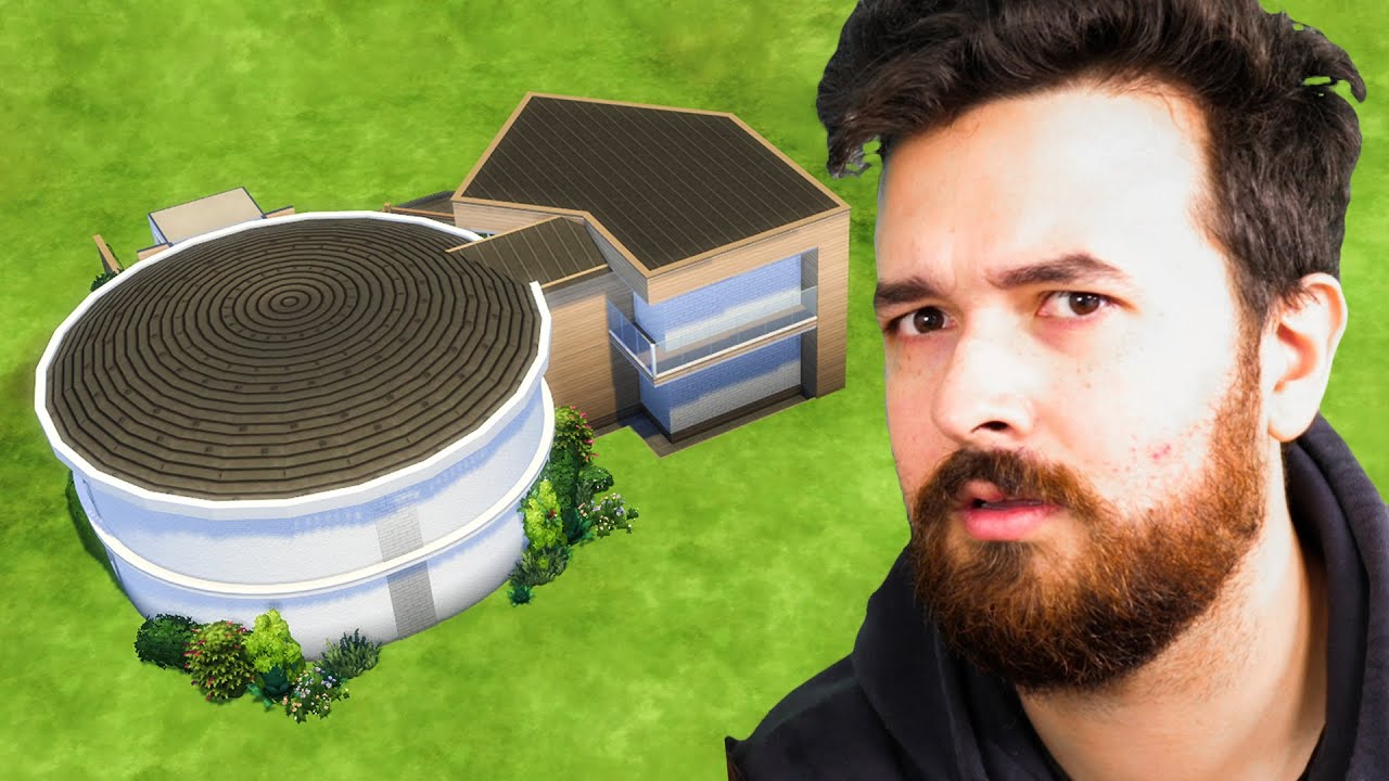 Curved Walls in The Sims 4 Circle House Build YouTube
