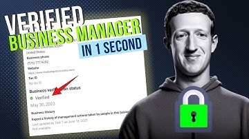 How to Verify your Facebook Business Manager in 1 second without company documents [Method]