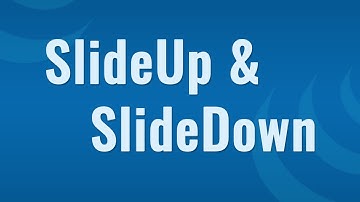 JQuery slide up and slide down effect on HTML elements - Learn JQuery in Hindi