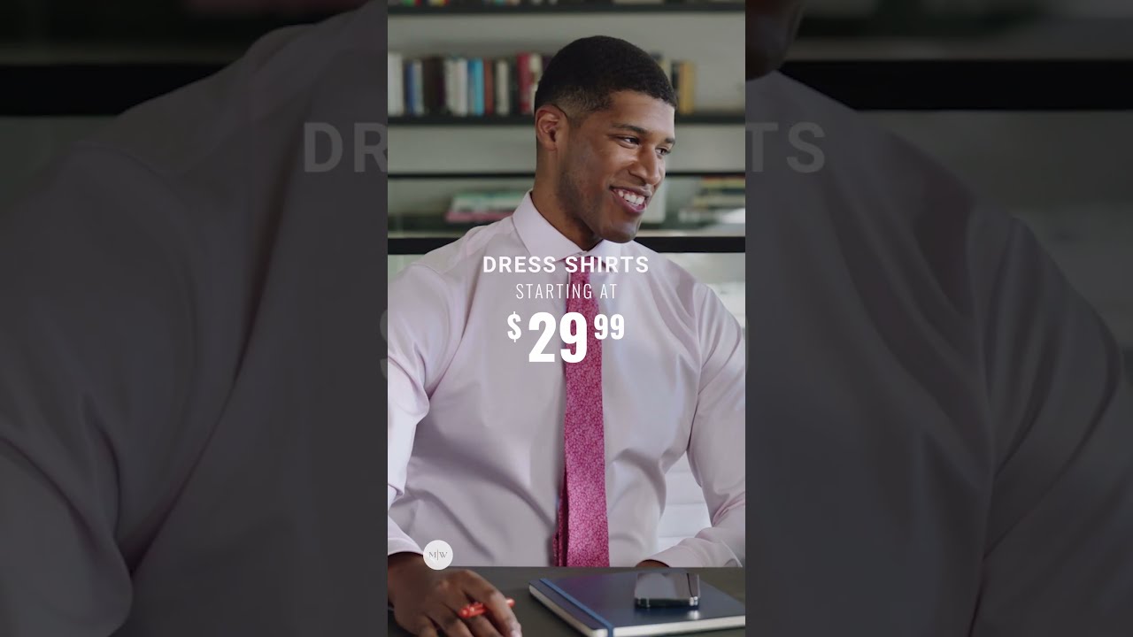 Men's wearhouse dress shirt sale deals