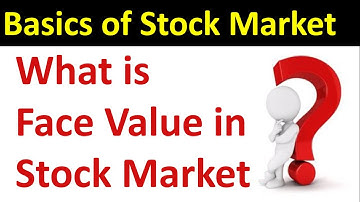 Face value in tamil | Explaining basics of stock market in tamil | BSM EP-02