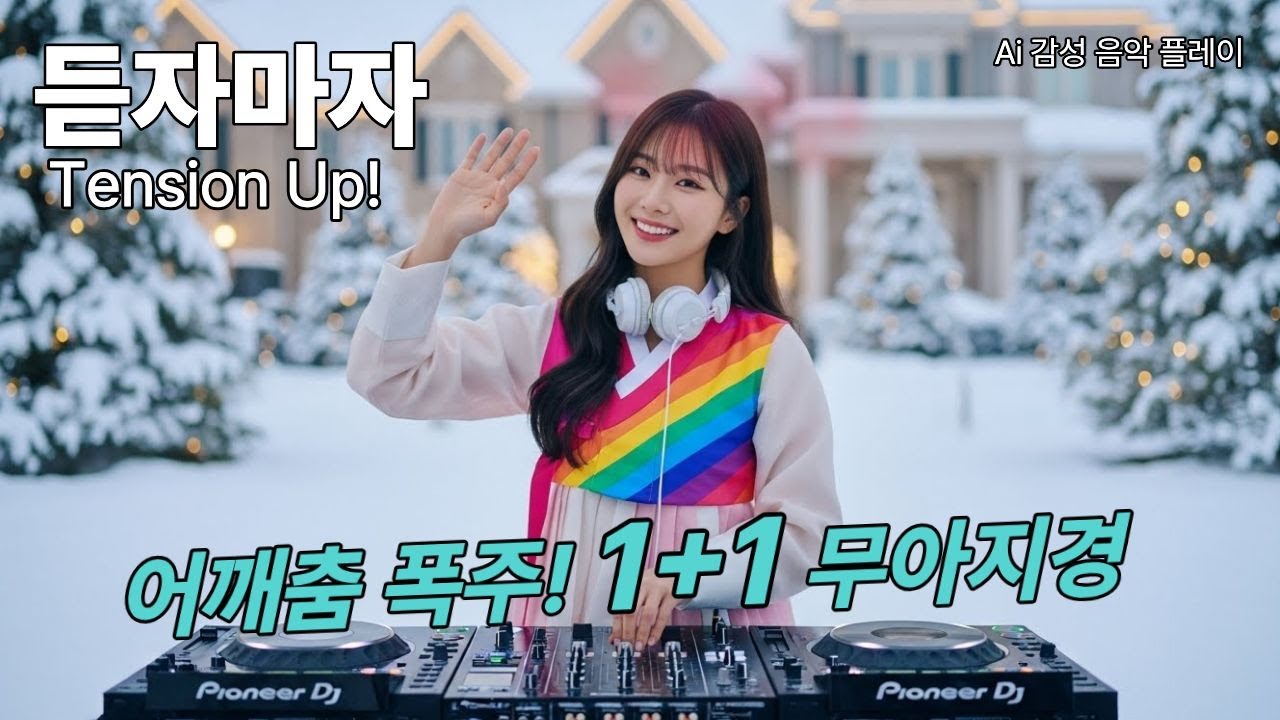 [AI 감성 음악 플레이] 🔥듣자마자 어깨춤 폭주! 트롯 댄스 무아지경 에너지 폭발 (Mix)🔥