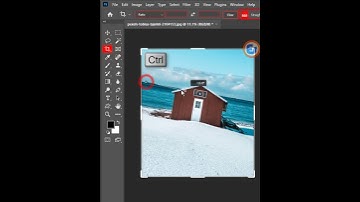 #shorts Fix Image Rotation in Photoshop | Using Crop Tool