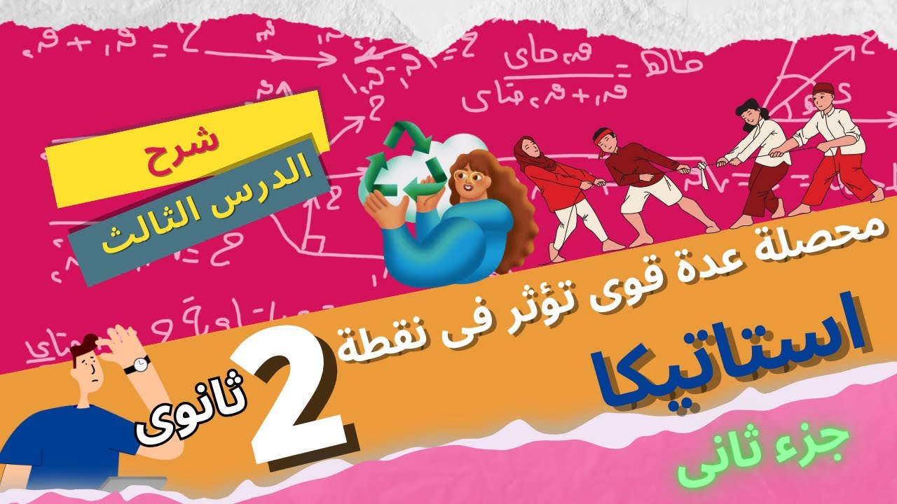 محصلة عدة قوى تؤثر فى نقطة - الجزء الثانى - استاتيكا - الصف الثانى الثانوى 2024