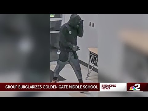 Deputies search for suspects who stole rifle from safe in Golden Gate Middle School