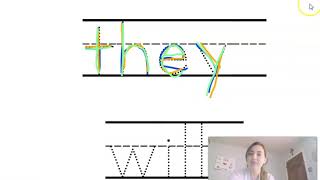 Sight Words for 4/13-4/17