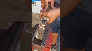 Industrial Chain Gap Thermite/Friction Welding Technology | #Shorts #Metalworking #HeavyIndustry